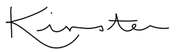 Kirsten Brumby signature